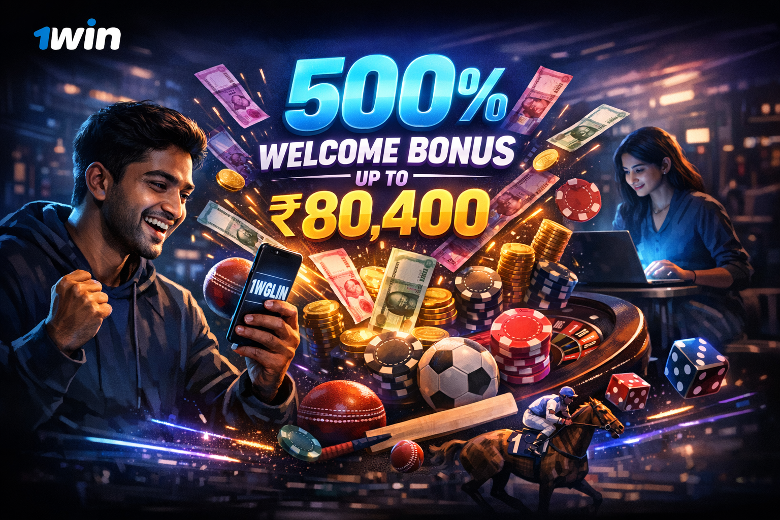 1Win Launches 500% Welcome Bonus for New Indian Platform Users