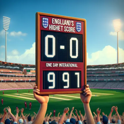 England highest odi score